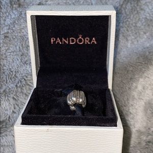 Pandora sterling silver charm clip
